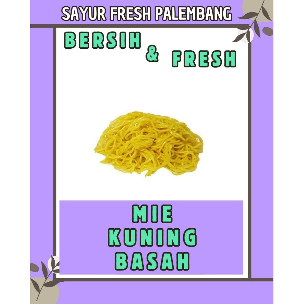 

MIE KUNING BASAH - INSTAN PALEMBANG