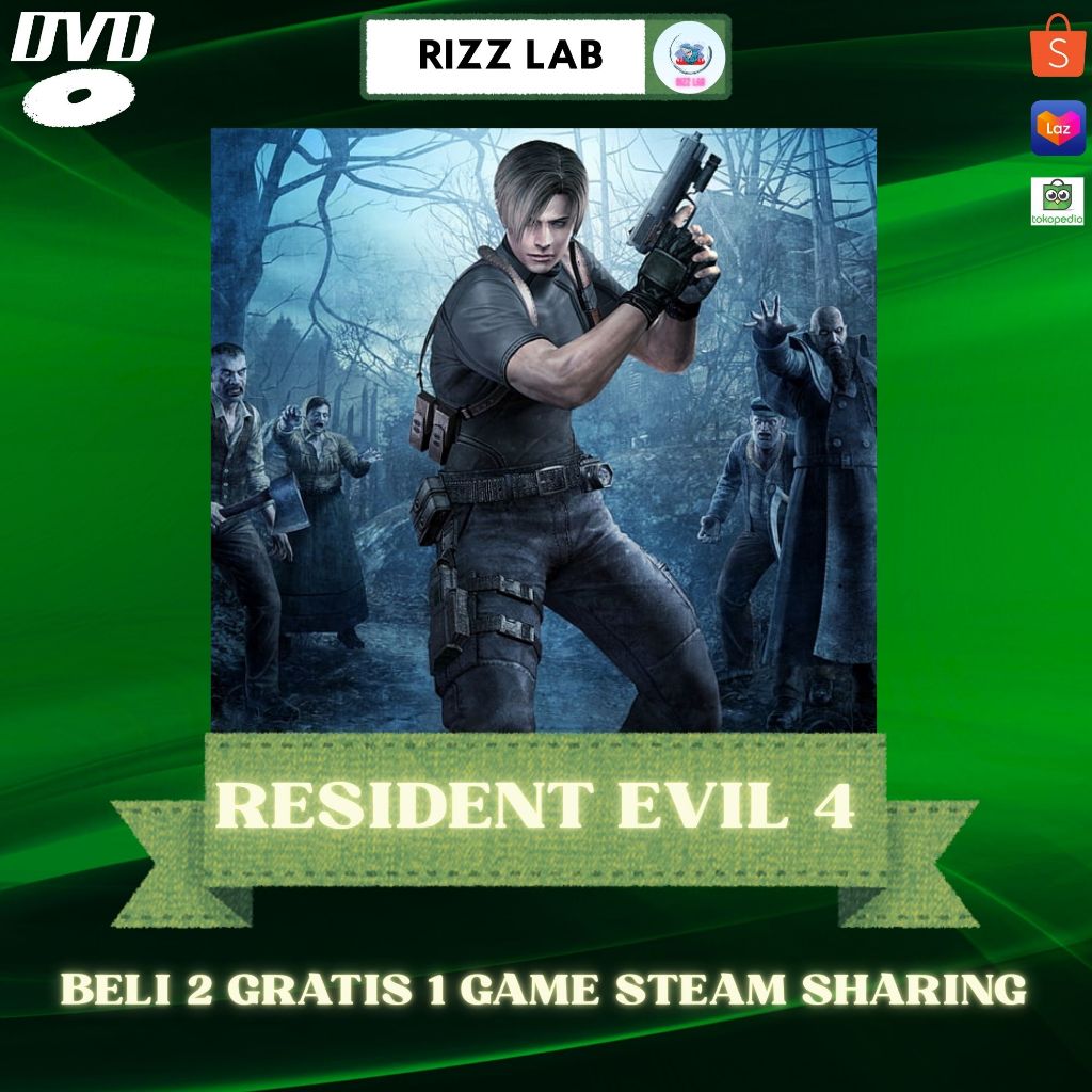 Resident Evil 4 HD / CD DVD Games PC