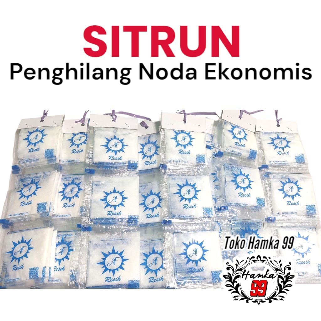 Sitrun 1 Renteng Pembersih Serbaguna Pemutih Pakaian Penghilang Noda