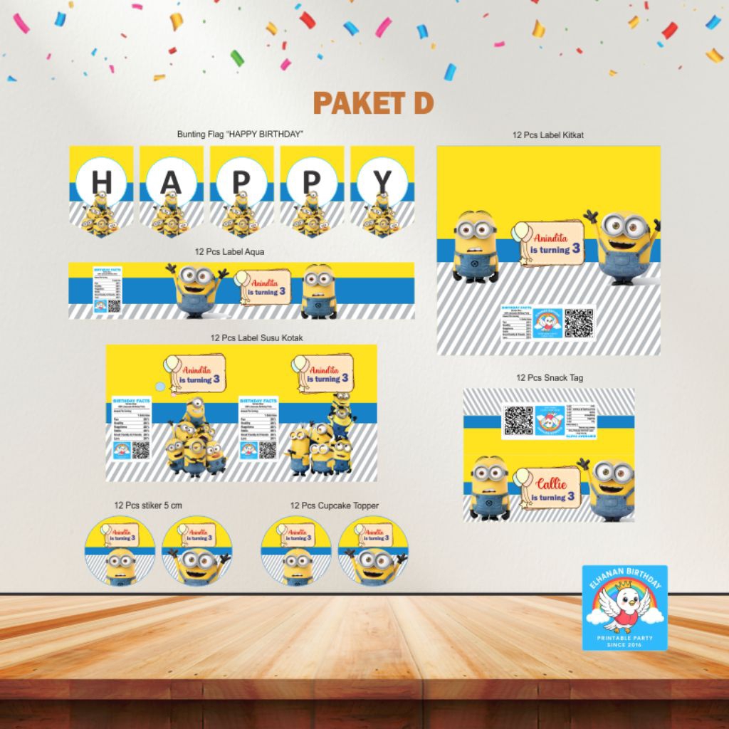 PAKET DESSERT TABLE  D, PAKET ULANG TAHUN