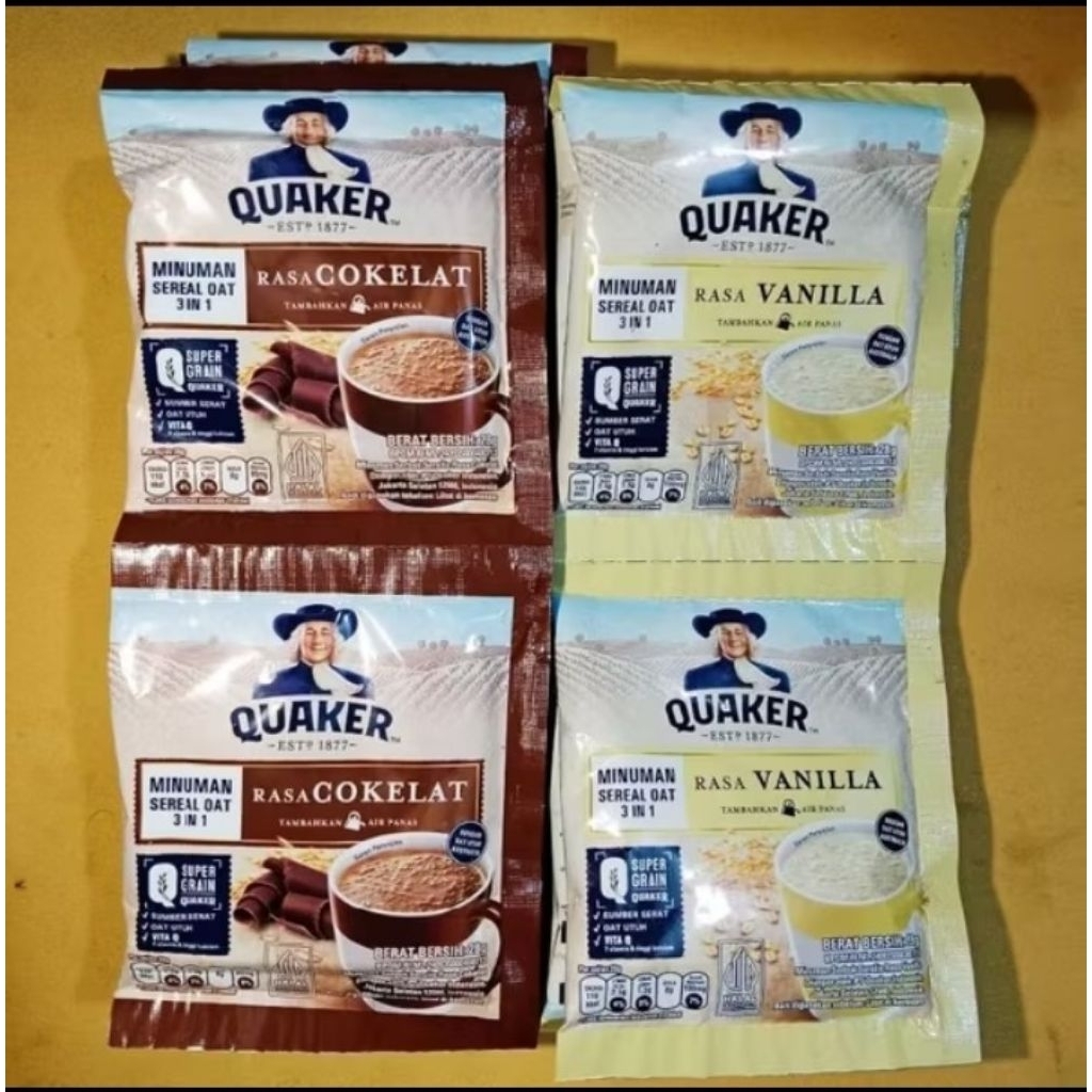 

QUAKER minuman sereal oat 3 IN 1@@@