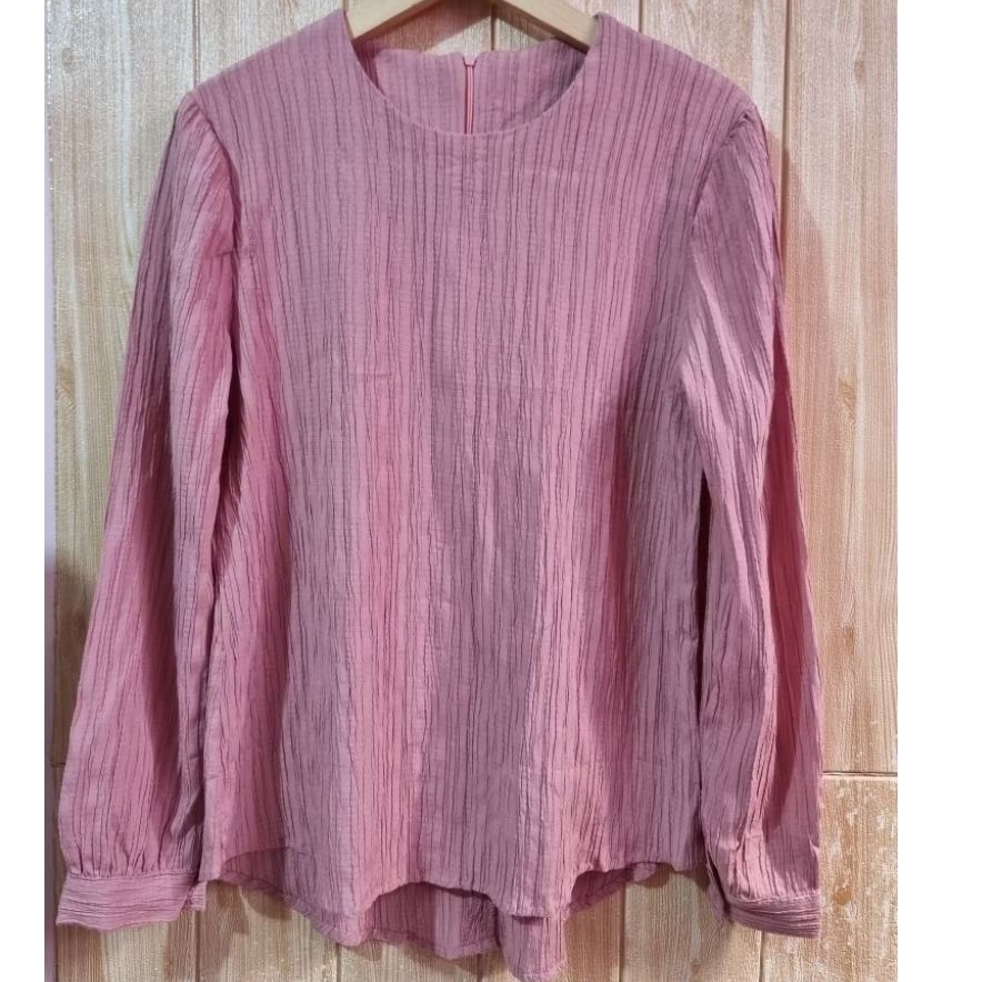 MATAHARI ANNISA BLOUSE DOBBY HIJAB FRIENDLY TANPA TAG