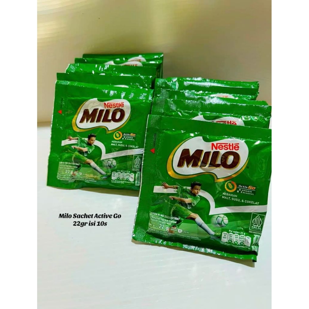 

MILO Activ-Go | Susu Bubuk 22gr 1 Renceng Isi 10sachet
