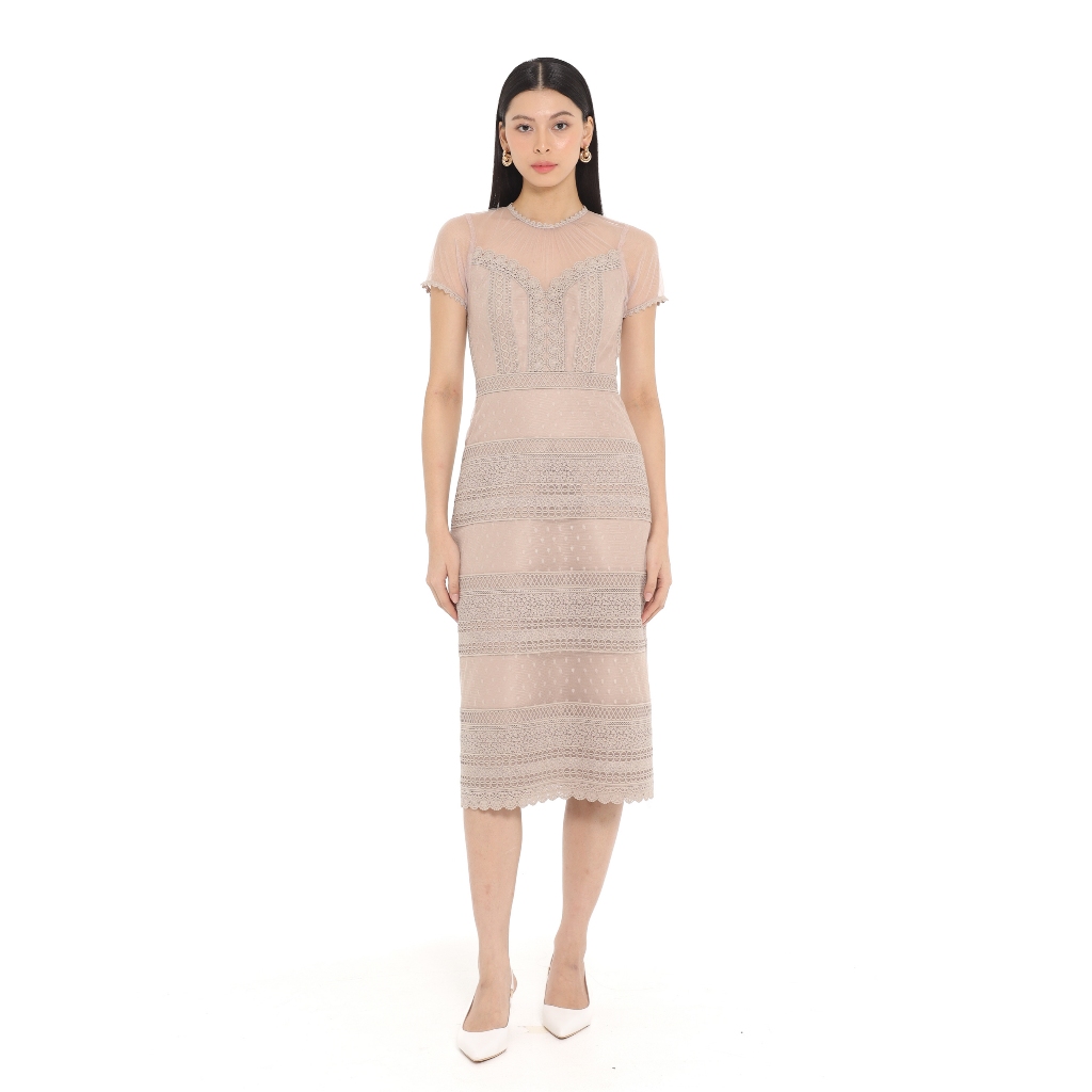 POSHTURE - Focal Dress in Brown