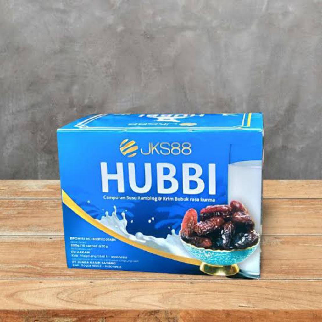 

Susu Kambing Etawa Hubbi Milk 1 Box isi 10 Sachet Original