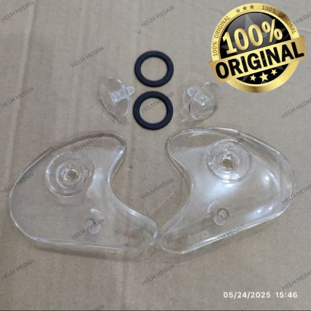 Kupingan Kop Helm LTD Avent/ LTD Sport Original Malaysia Free Baut