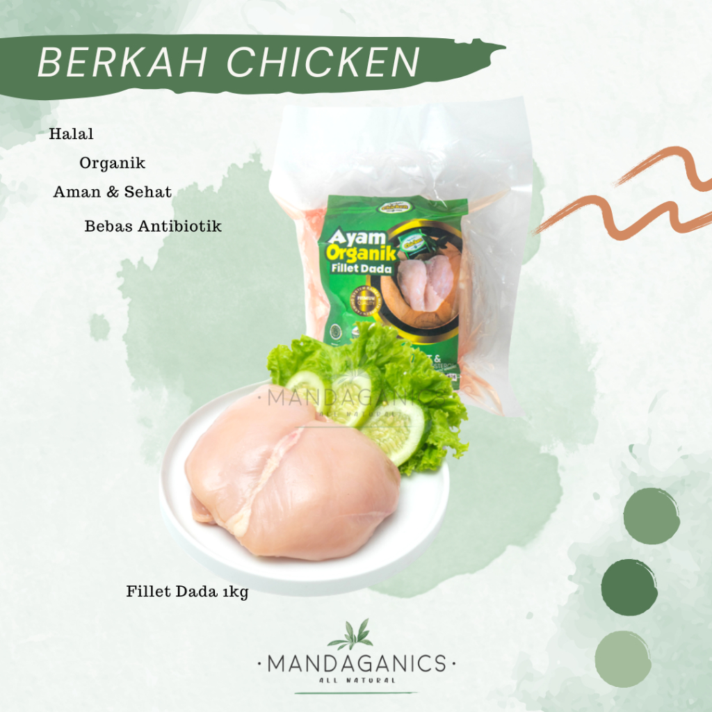 

BERKAH CHICKEN AYAM ORGANIK SEHAT | HIGIENIS AMAN UNTUK MPASI | AYAM POTONG 10 | FILLET DADA PAHA