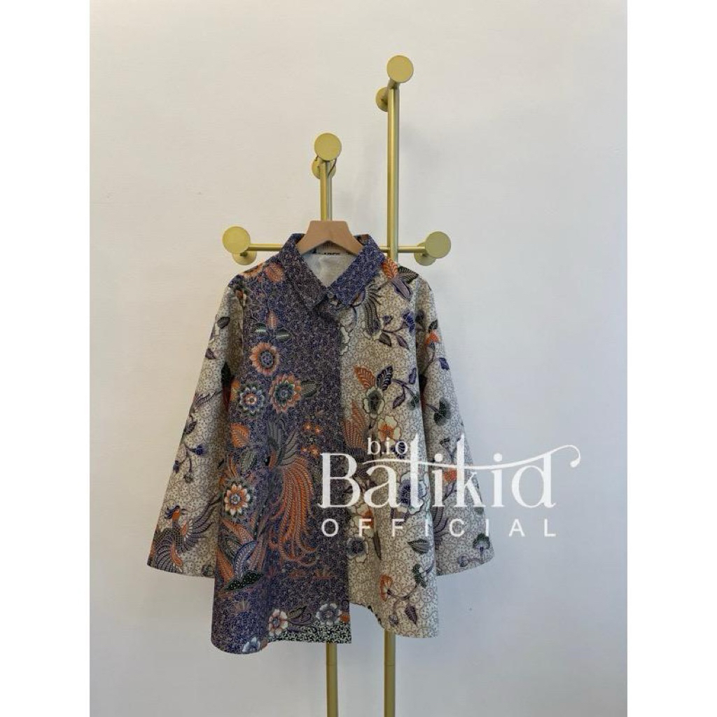 BATIKID OFFICIAL - blouse batik pj baju menyesuaikan model / atasan batik wanita / baju batik wanita