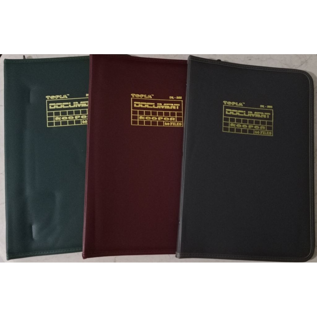 

Document keeper menggunakan resleting dan tahan air Topla DK 888/ F4/ 60 pocket