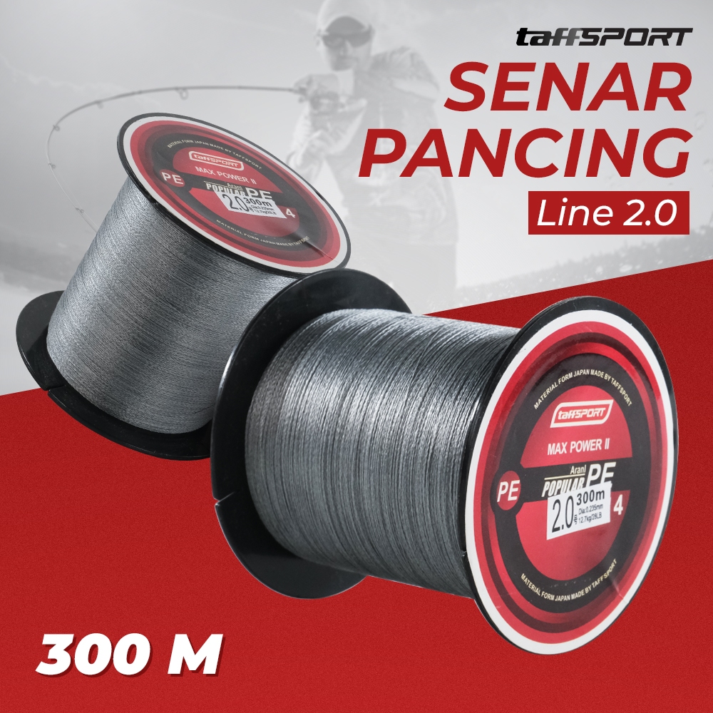 TaffSPORT SENAR PE PANCING 500M SENAR PE 0.4 0.6 0.8 1.5 - 8.0 SENAR PANCING ANTI KRITING SENAR