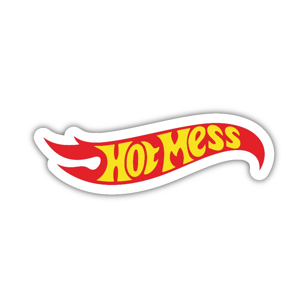 

ZV190 sticker hotmess karakter kartun anime aesthetic, stiker vinyl satuan