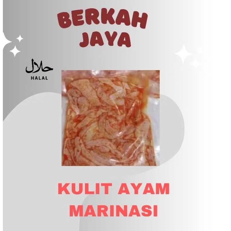 

Kulit Ayam Marinasi 1 Kg