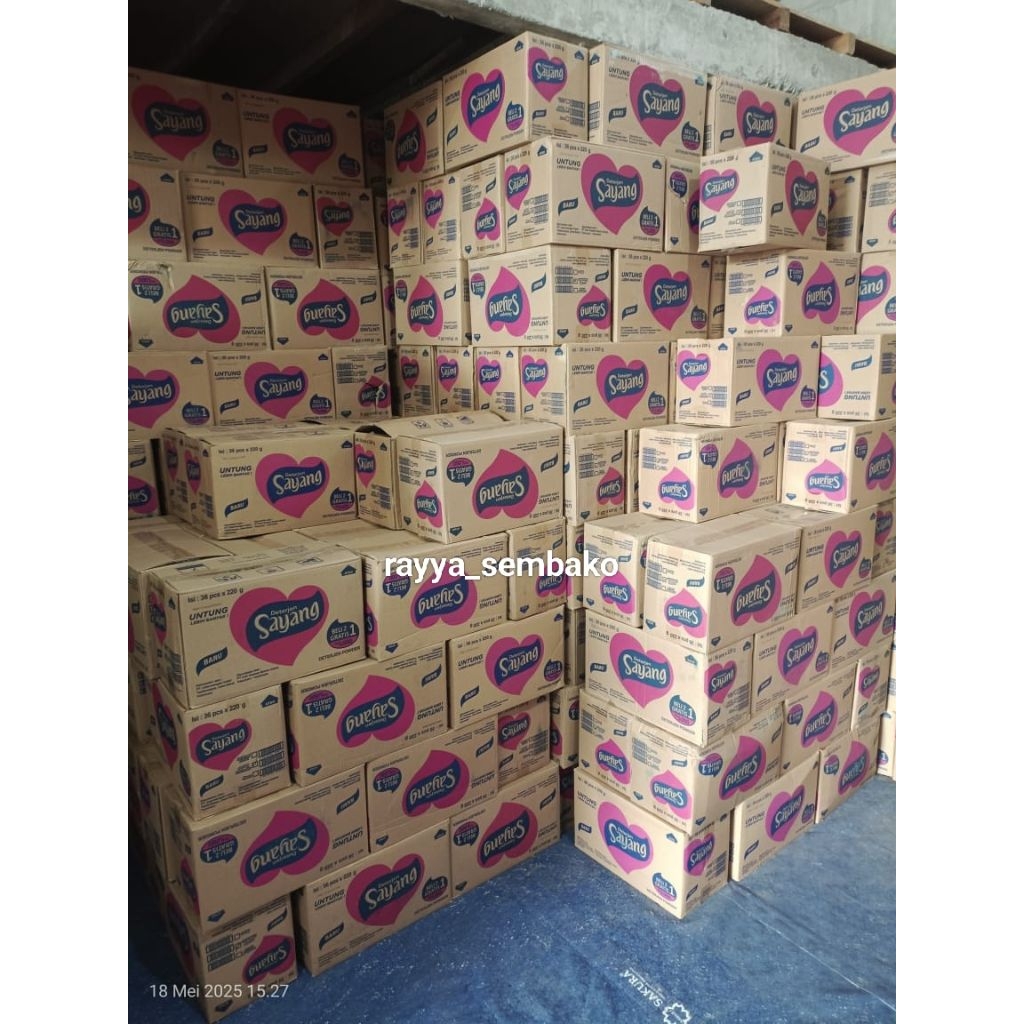 Detergent SAYANG bubuk kemasan 5000 (1 dus)