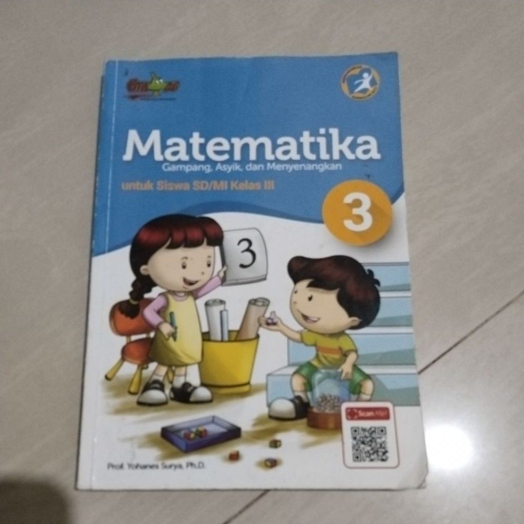 BUKU ORI BUKU MATEMATIKA KELAS 3 SD PENERBIT GASING BERDASARKAN KURIKULUM 2013