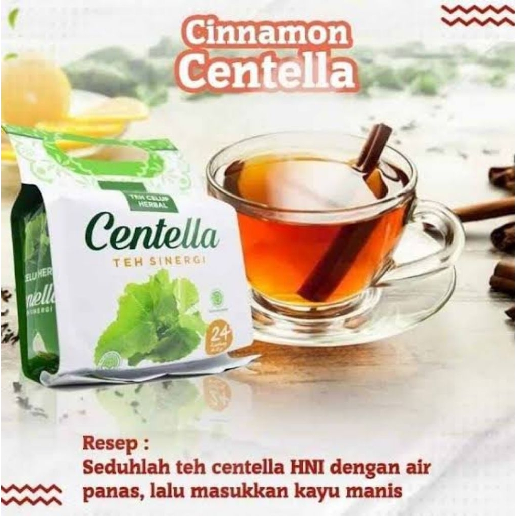 

HNI TEH CELUP HERBAL CENTELLA TEH SINERGI NETTO 24 PCS X 2 GR