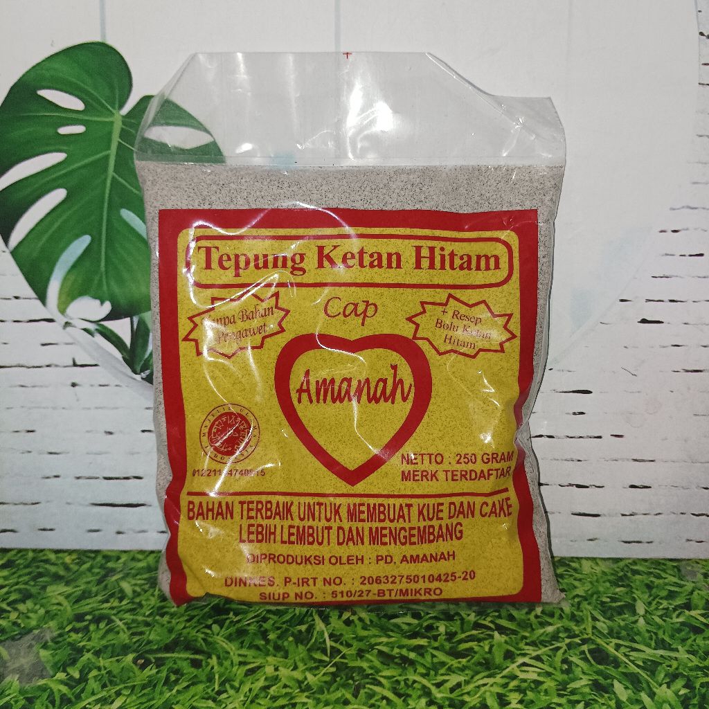 

TEPUNG KETAN HITAM CAP AMANAH 250GR