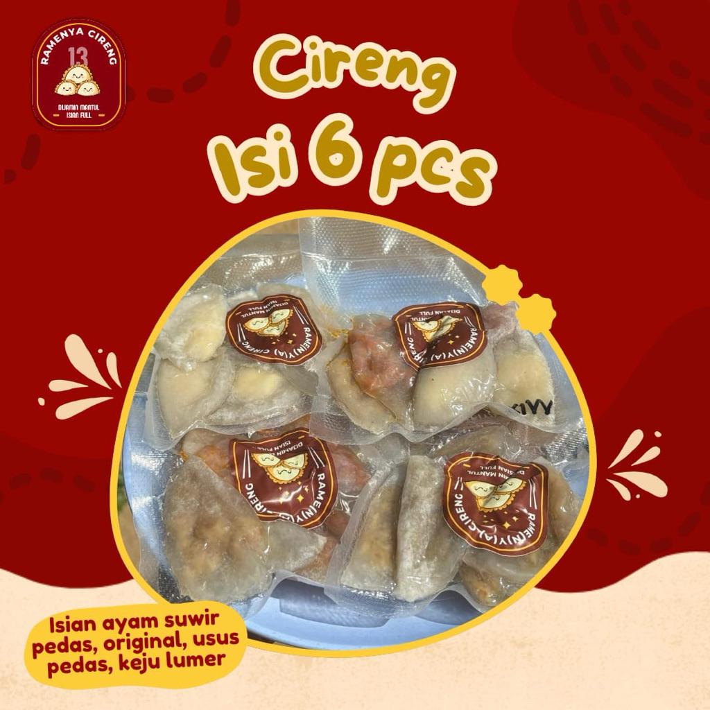 

Cireng isi 6pcs & 10pcs