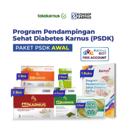 Paket PSDK Awal 30 Hari Konsep Karnus, Program Sembuh Diabetes Karnus
