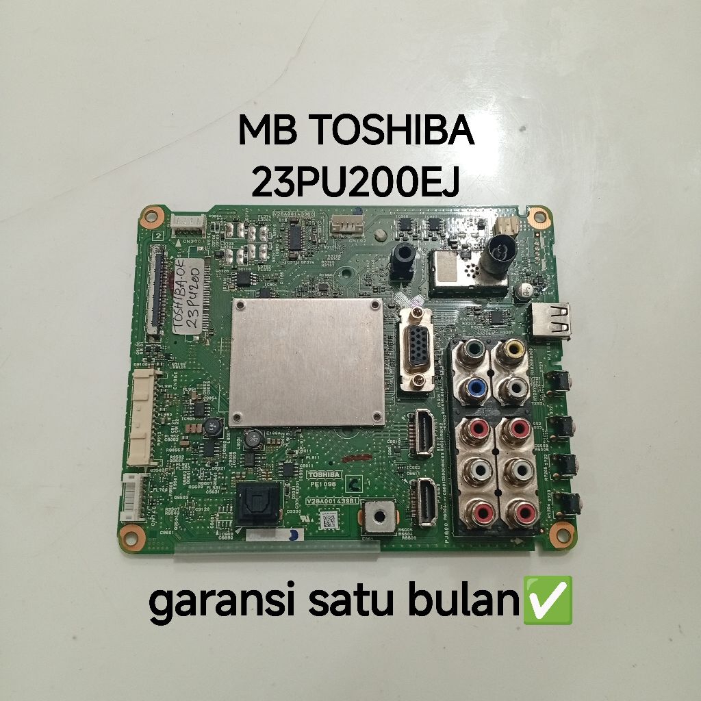 MB TV TOSHIBA 23PU200EJ MAINBOARD-MOTHERBOARD-MOBO-MODUL MESIN TV TOSHIBA 23PU200EJ