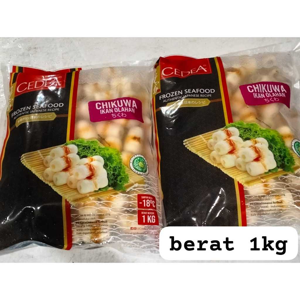 

CEDEA CHIKUWA MINI 1 KG / OLAHAN IKAN DAN 500 GR