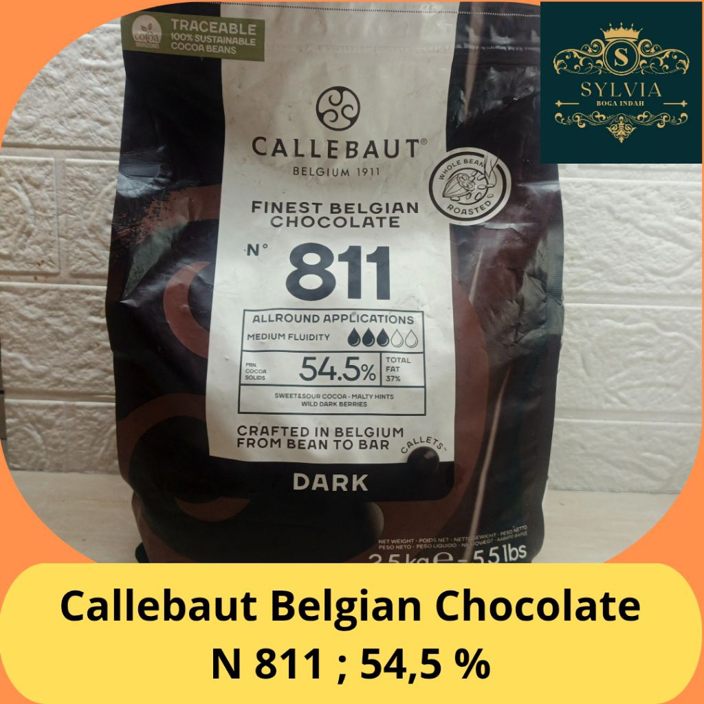 

Callebaut Belgian Chocolate 811 Dark Chocolate Repack 100 gr