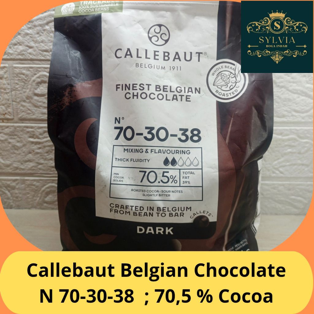 

Callebaut Belgian Chocolate 70-30-38 Dark Chocolate Repack 100 gr