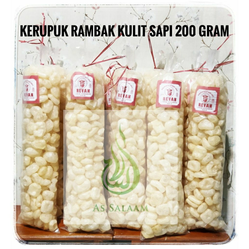 

1bal 200gram Kerupuk Rambak Kulit Sapi Dorokdok Viral Siap Santap Fresh Produksi