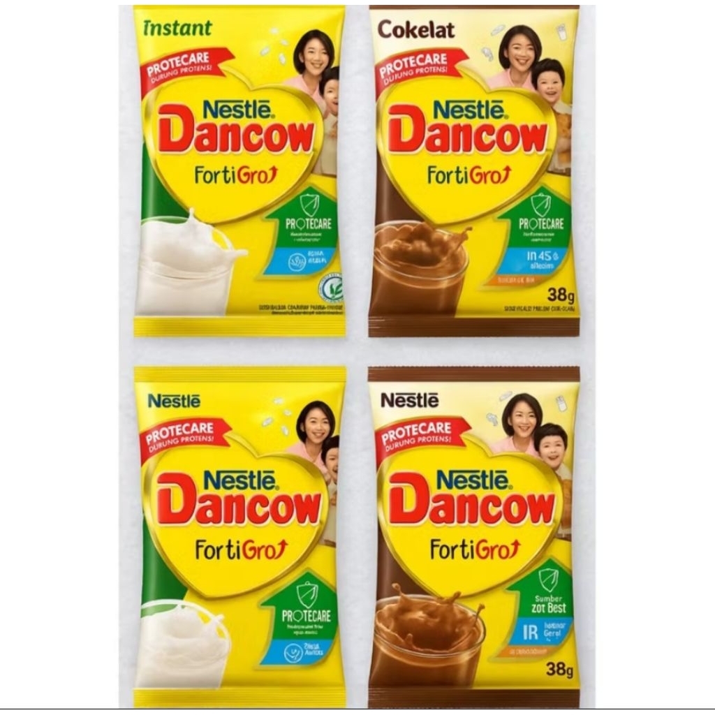 

dancow fortigro/ fortigrowth susu bubuk 38gr×1sachet