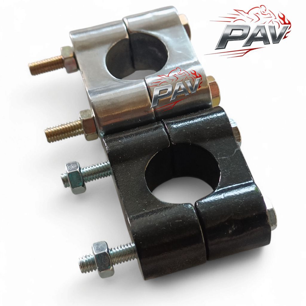 Raiser Stang + Stang Rzr Coating Hitam Raiser Silver