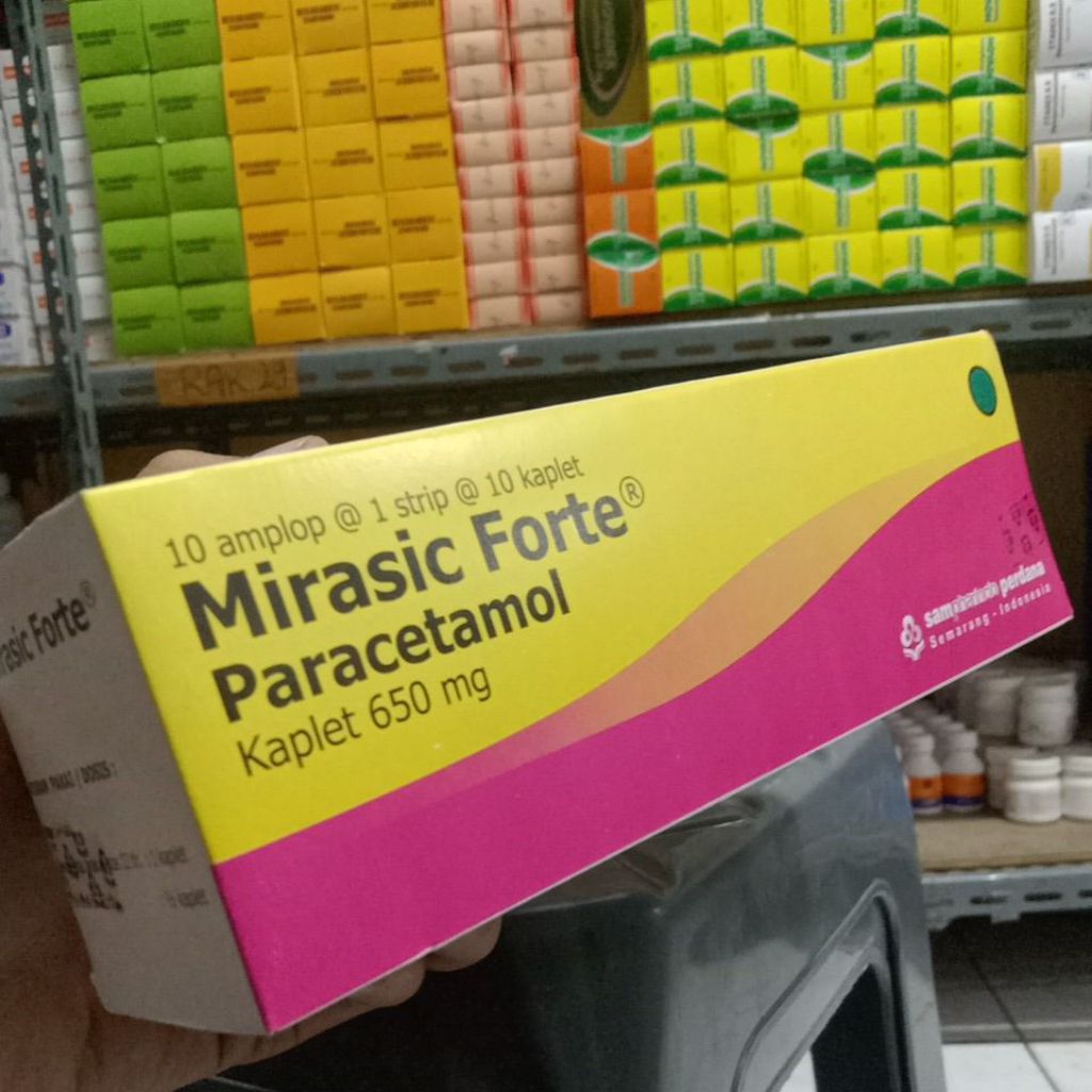 Mirasic forte tablet 1 box isi 10 strip Paracetamol