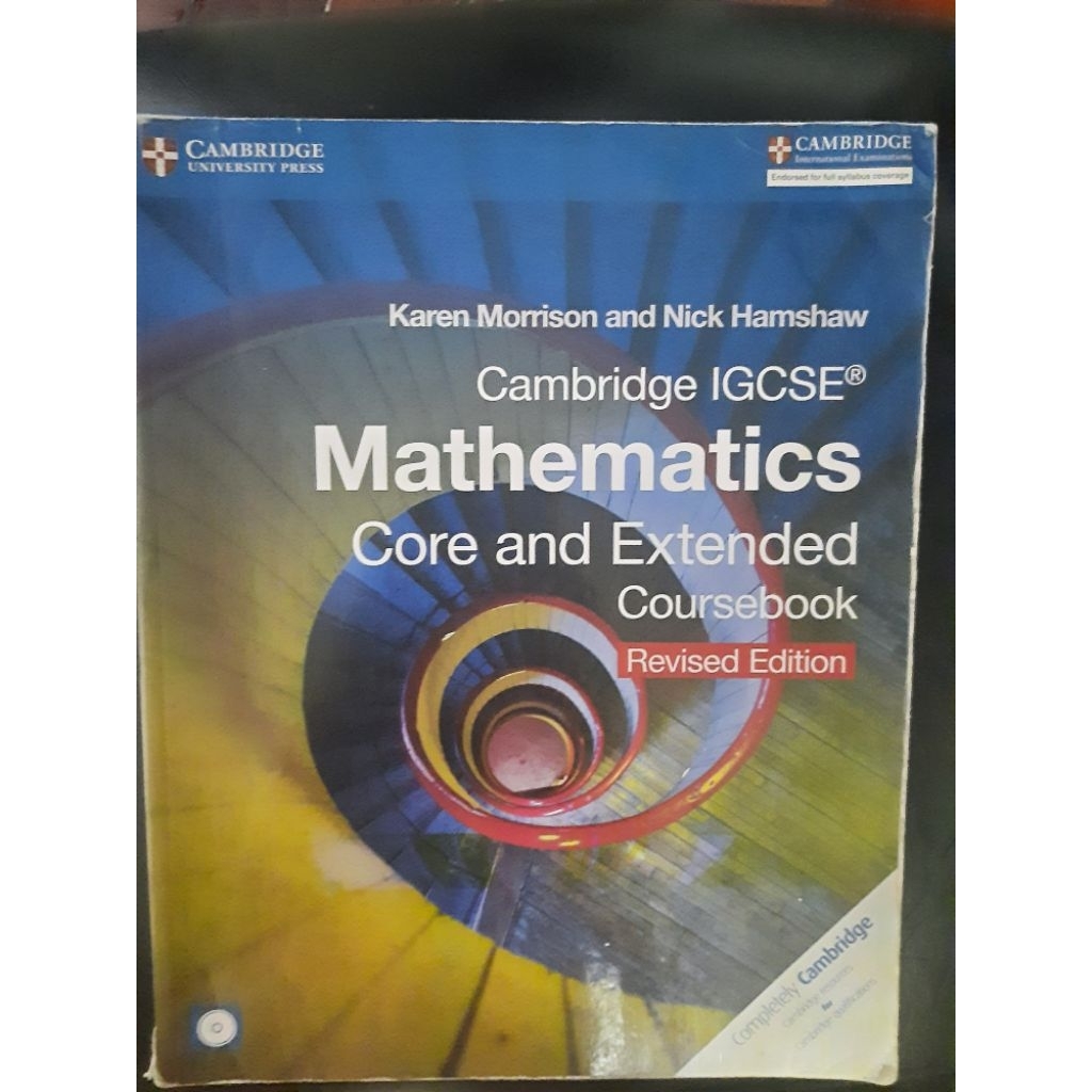 Cambridge IGCSE Mathematics core and extended(PRELOVED)