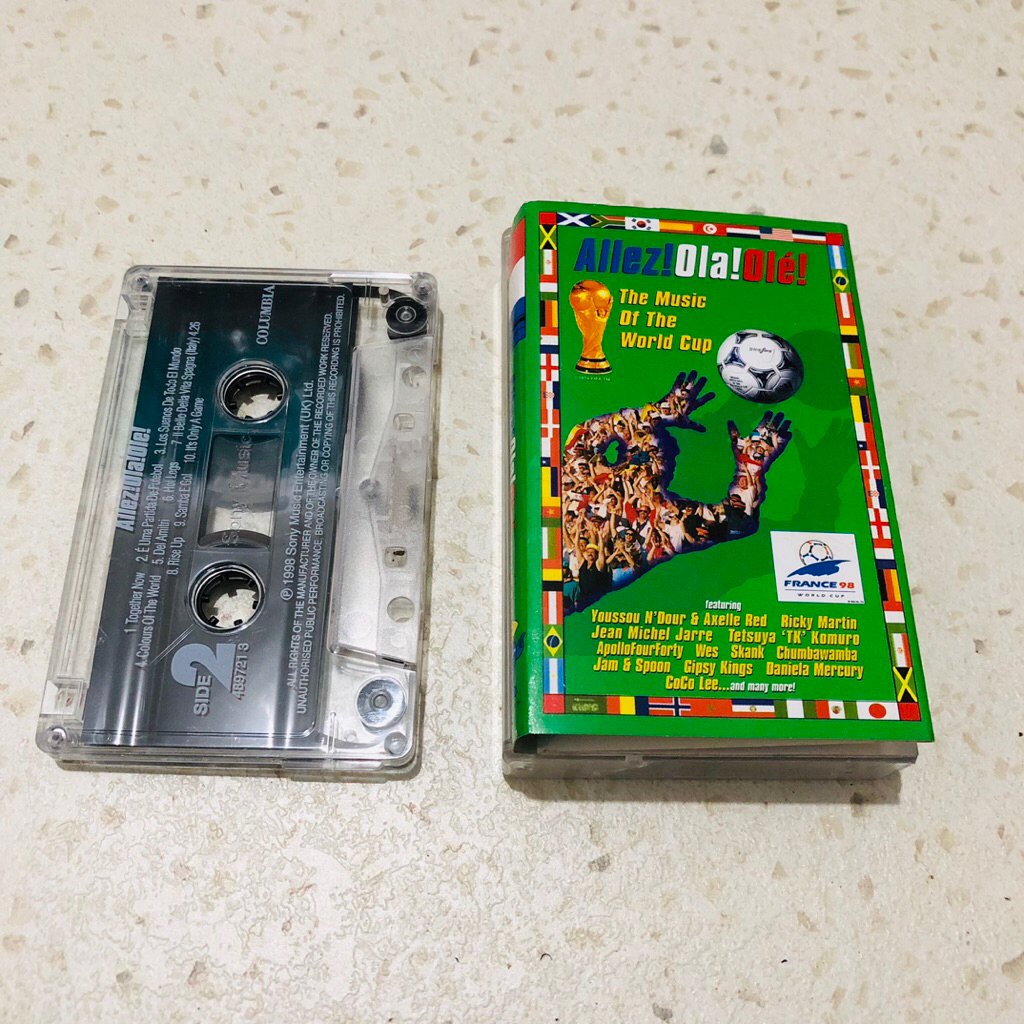 ALLEZ OLAOLA - The Music Of The World Cup - Kaset Pita Original