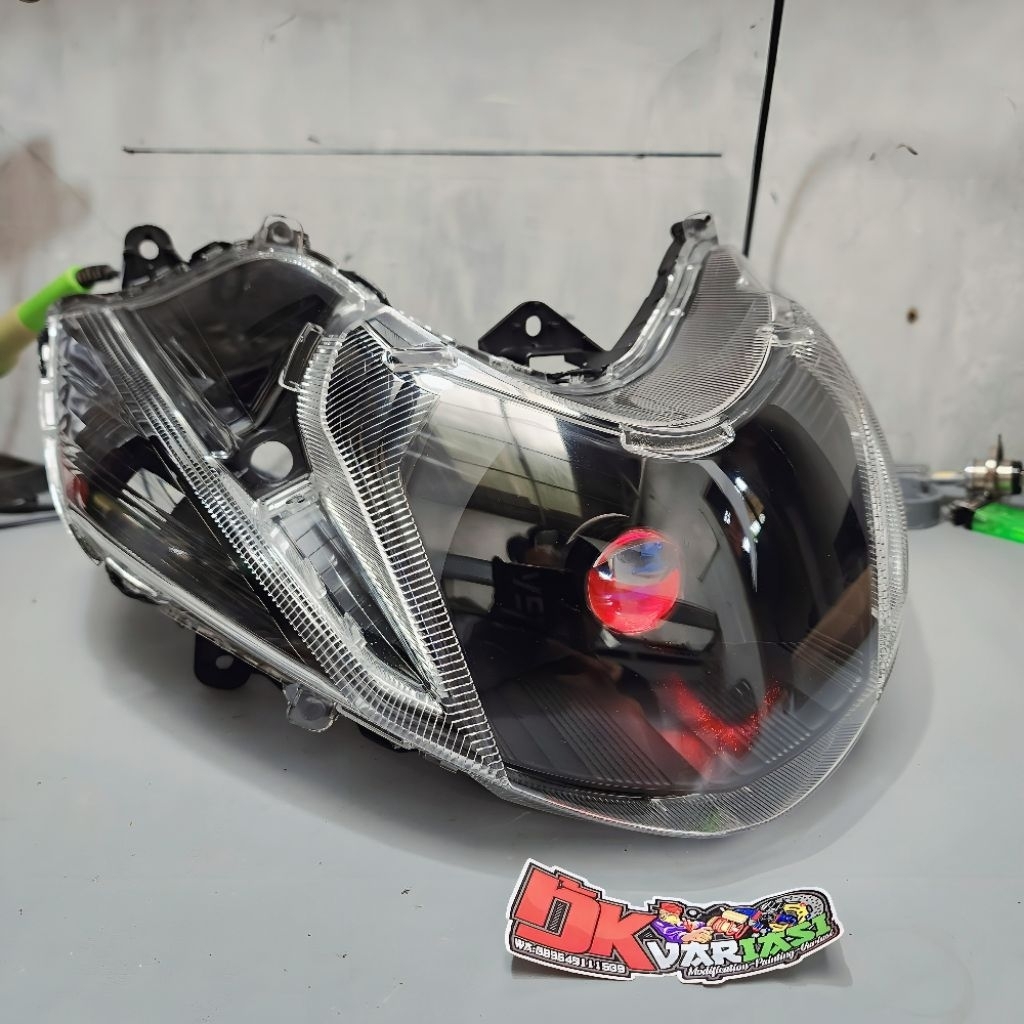 HEADLAMP REFLEKTOR MIO M3 CUSTOM LAMPU H4
