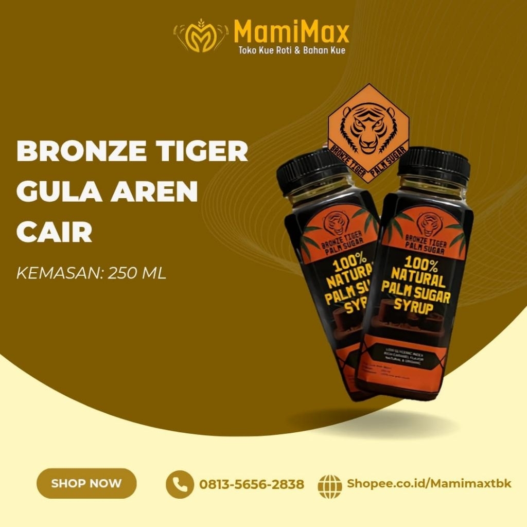 

GULA AREN CAIR 250ML BRONZE TIGER PALM SUGAR