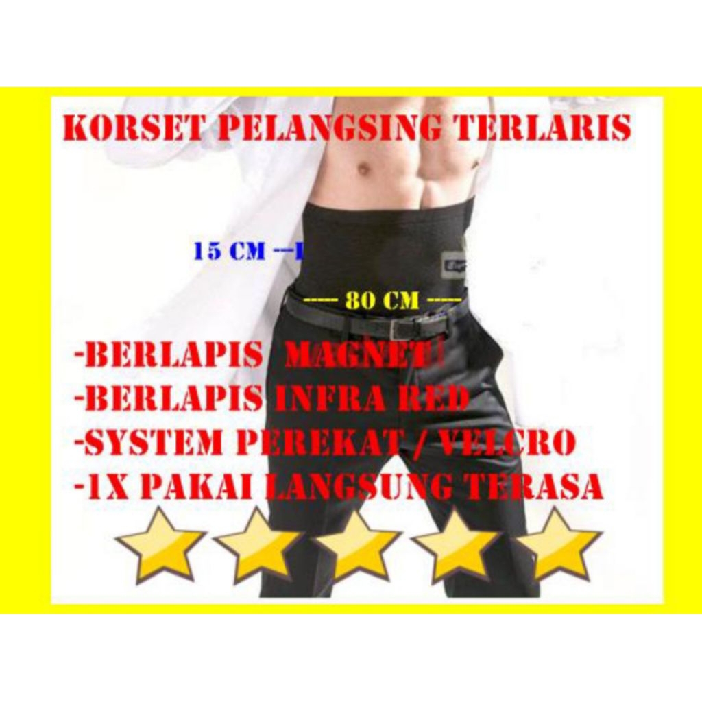 KORSET PRIA - PELANGSING PRIA - KORSET PELANGSING PRIA - KORSET PENGECIL PERUT PRIA - KORSET PENGHAN