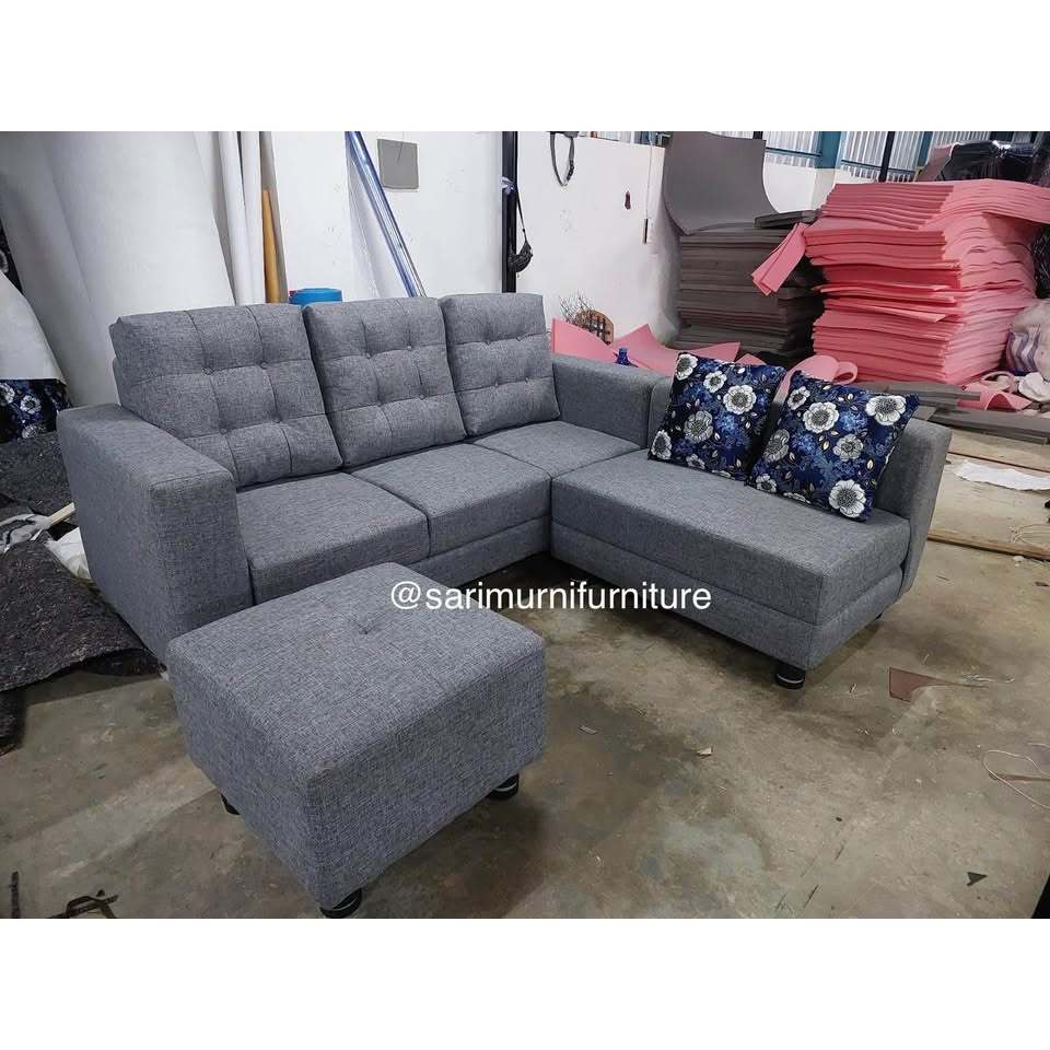 Sofa L Minimalis Florida Cocok Buat BTN/Rumah/Kantor