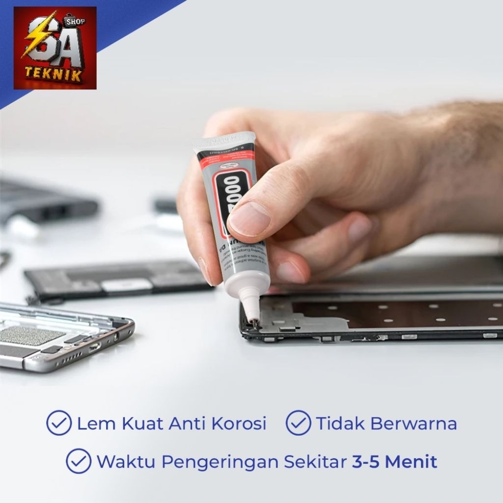 

Lem Kuat Serbaguna Power Glue Strong Adhesive 15ml - B-7000 - Transparent