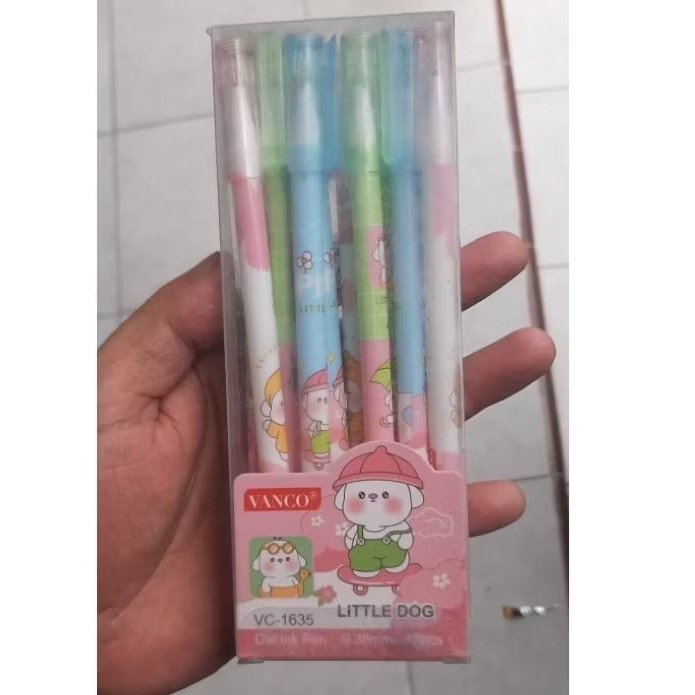 Bolpoin Gel VANCO (1 Pack) Isi 12 pcs 0.38mm
