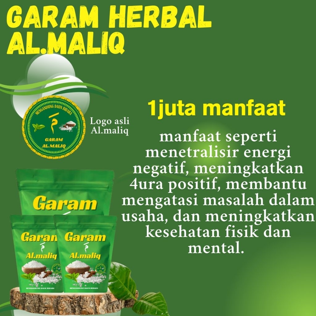 

garam herbal dengan campuran daun bidara sejuta manfaat