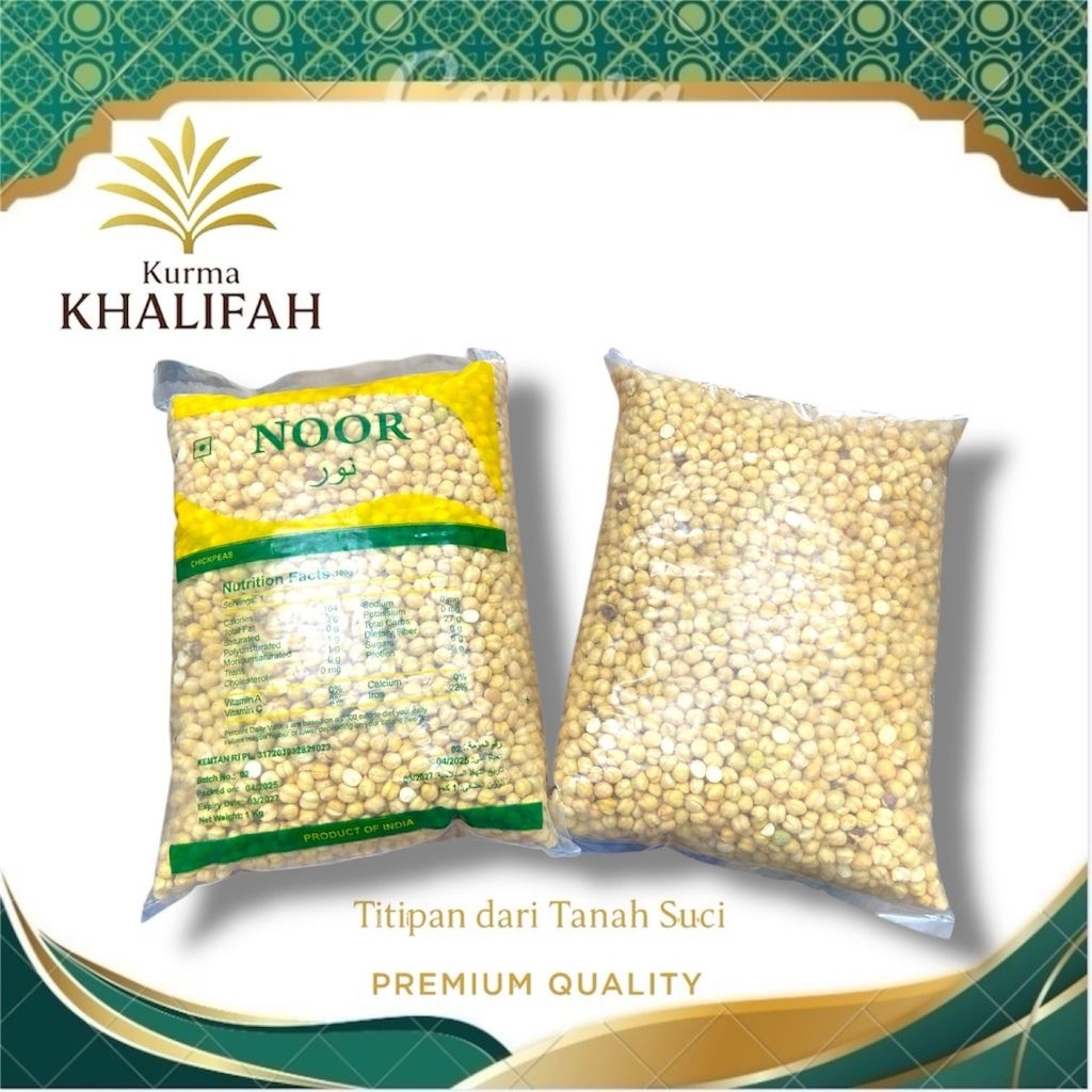 

Kacang Arab Al Noor 500gr Ori | Kacang Arab Renyah | Oleh Oleh Haji Umroh