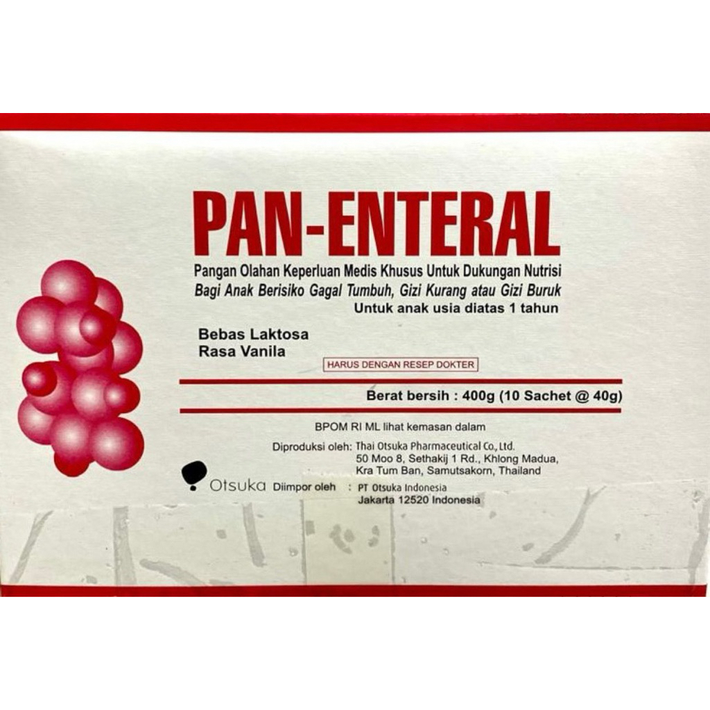 

PAN ENTERAL susu bebas laktosa rasa vanilla