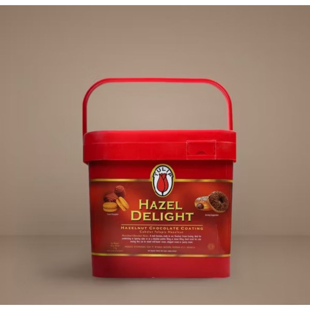 

TULIP HAZEL DELIGHT KEMASAN 5KG/ HAZELNUT CHOCOLATE COATING