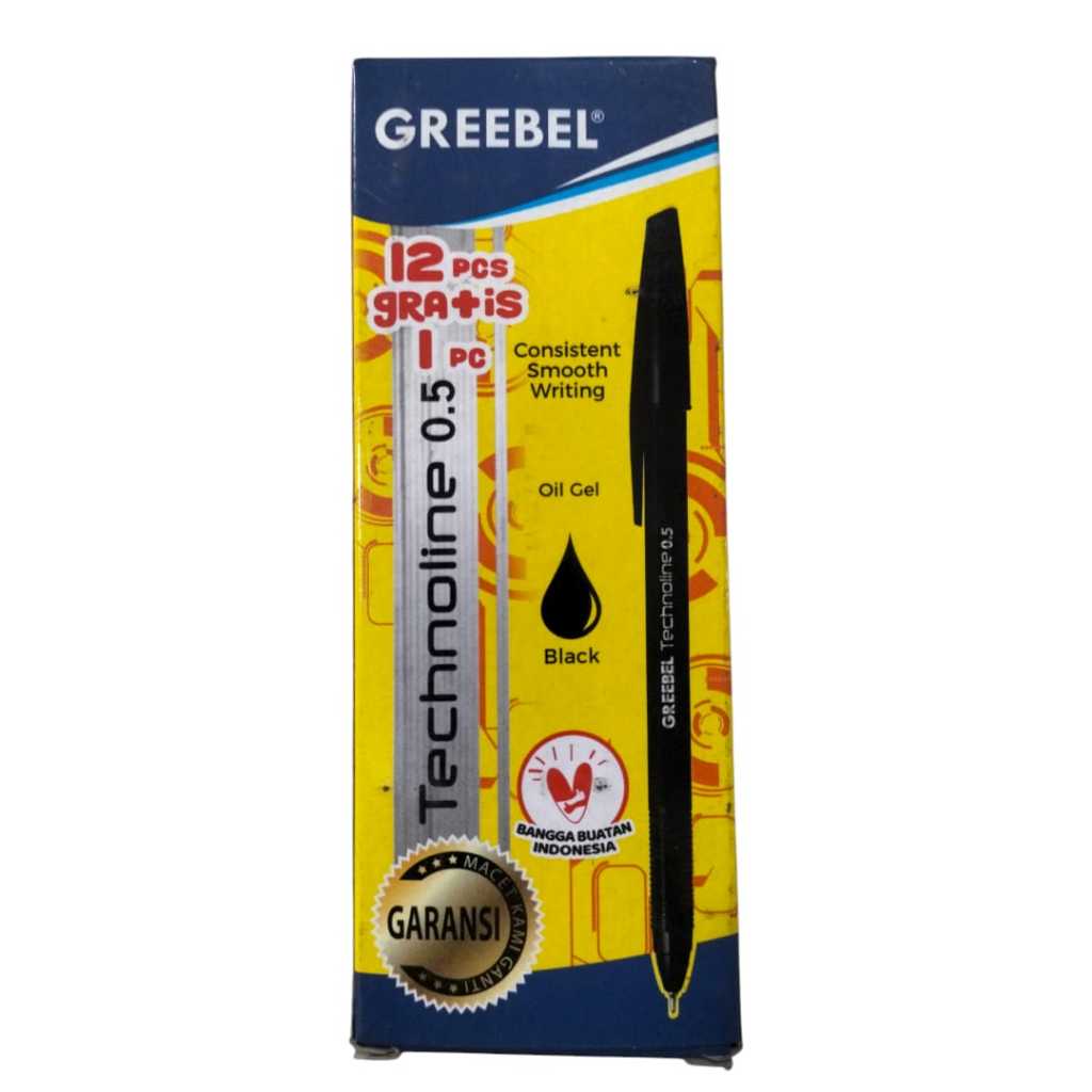 

pena greebel technoline isi 12+1 per pack 0.5mm tinta