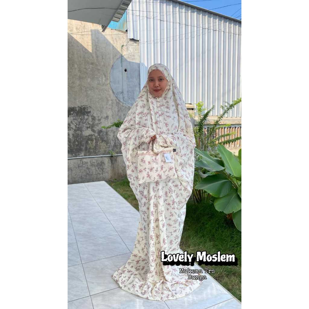 MUKENA RAYON TERUSAN / MUKENA RAYON PREMIUM / MUKENA MOTIF BUNGA / MUKENA ELSYANA