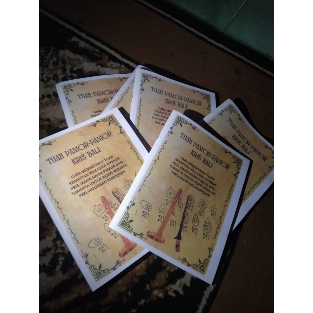 Buku keris bali,buku langka
