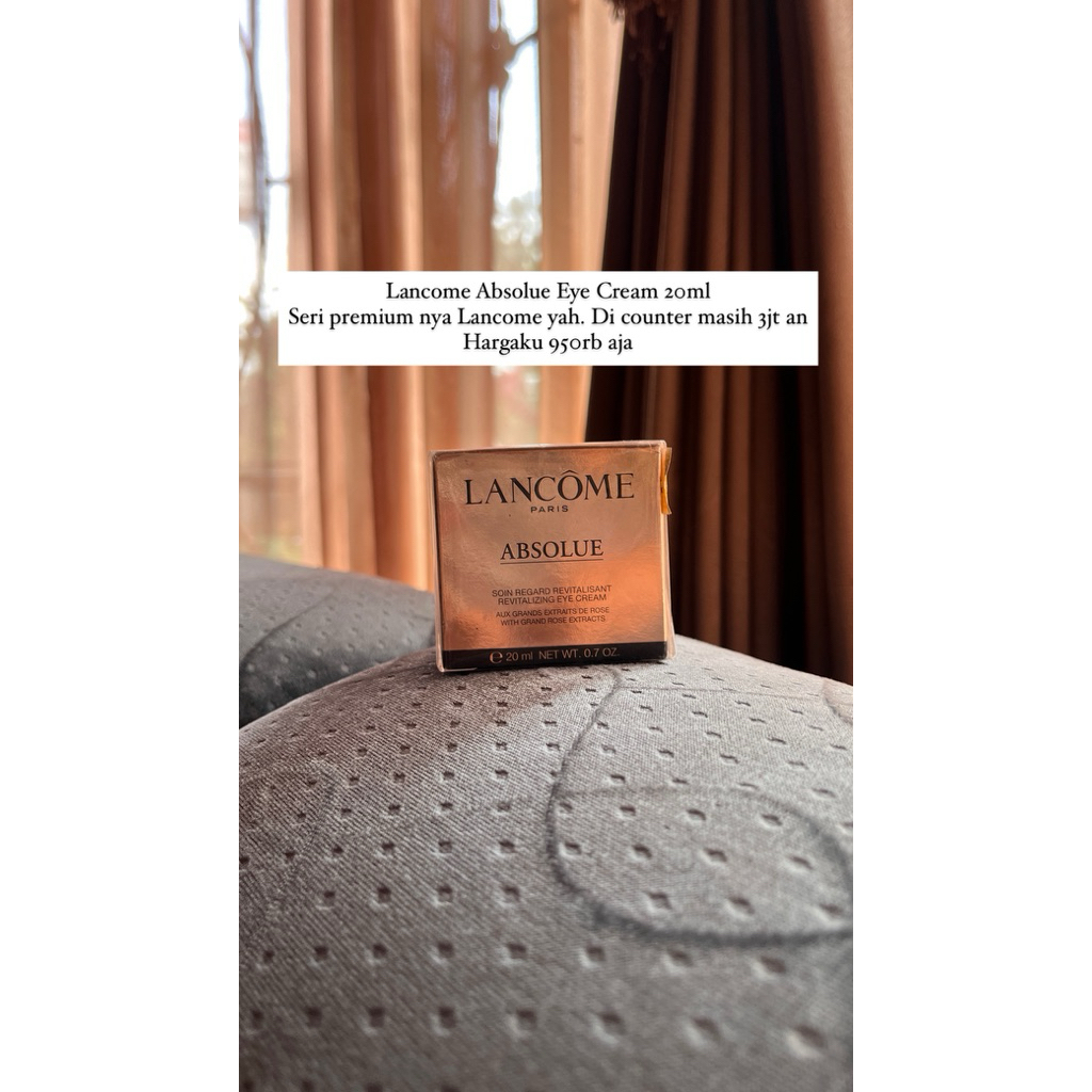 Lancome Absolue Eye Cream 20ml