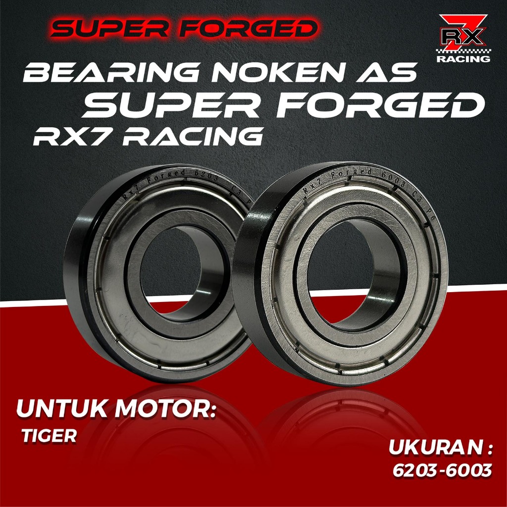 Bearing Noken As Tiger 6203 6003 Super Forged C3 Rx7 Racing