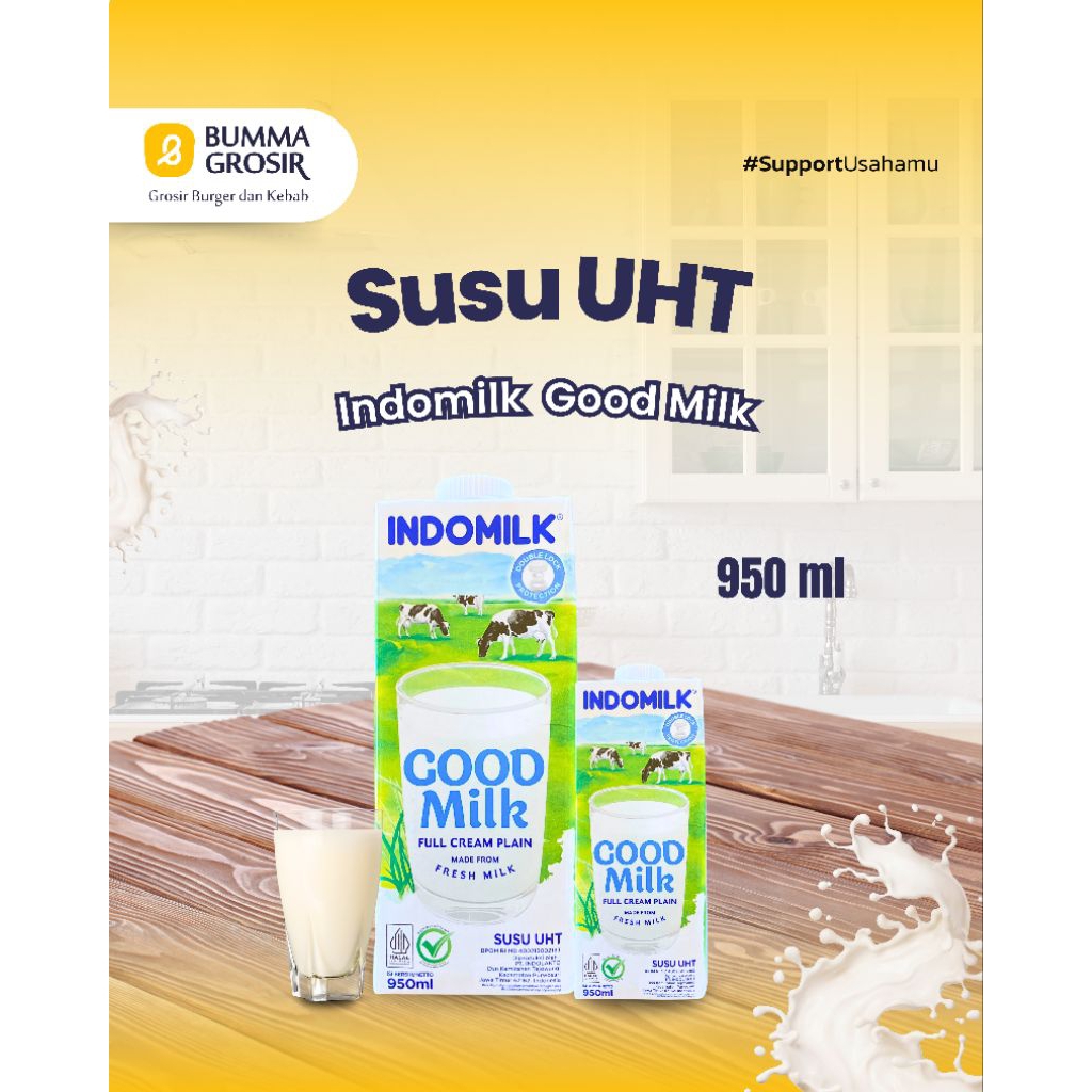 

Bendera UHT Full Cream - Susu UHT Creamy - Susu UHT Full Cream - Full Cream UHT - 946ml Indomilk UHT Good Milk - Susu UHT Creamy - Susu UHT Full Cream - Full Cream UHT - 950ml