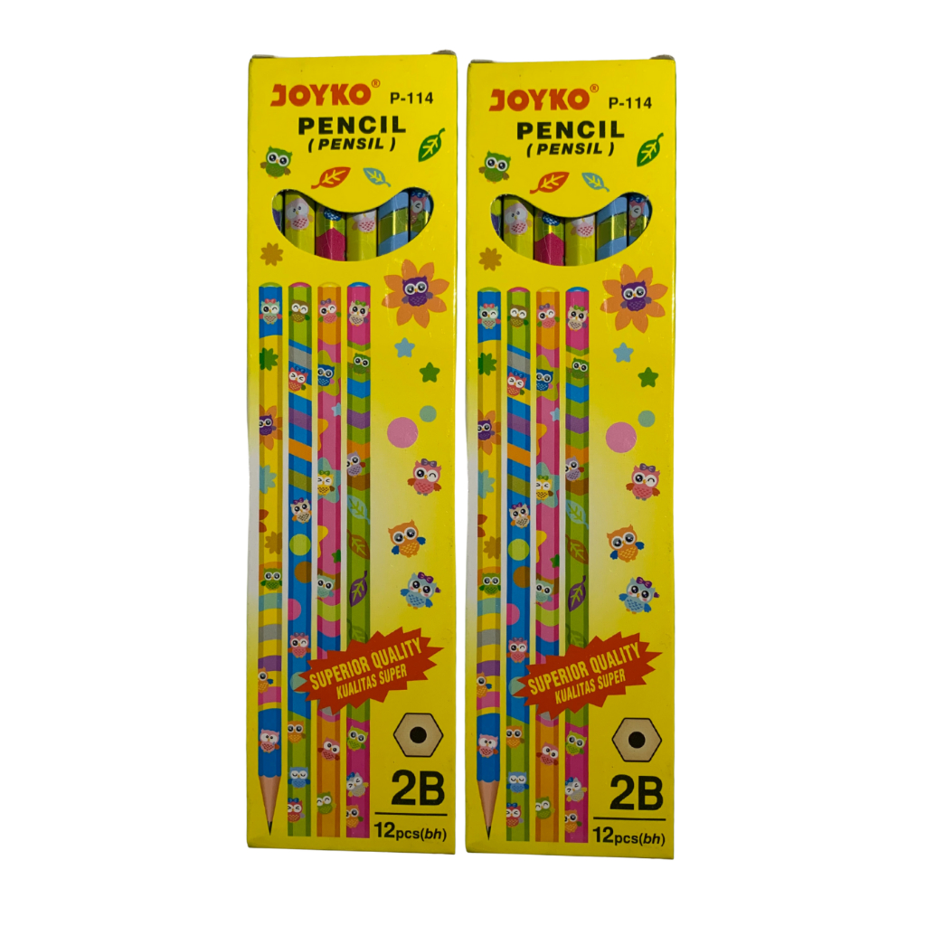 

Pensil 2B/Pencil 2B Joyko P-114 isi 12 Pcs