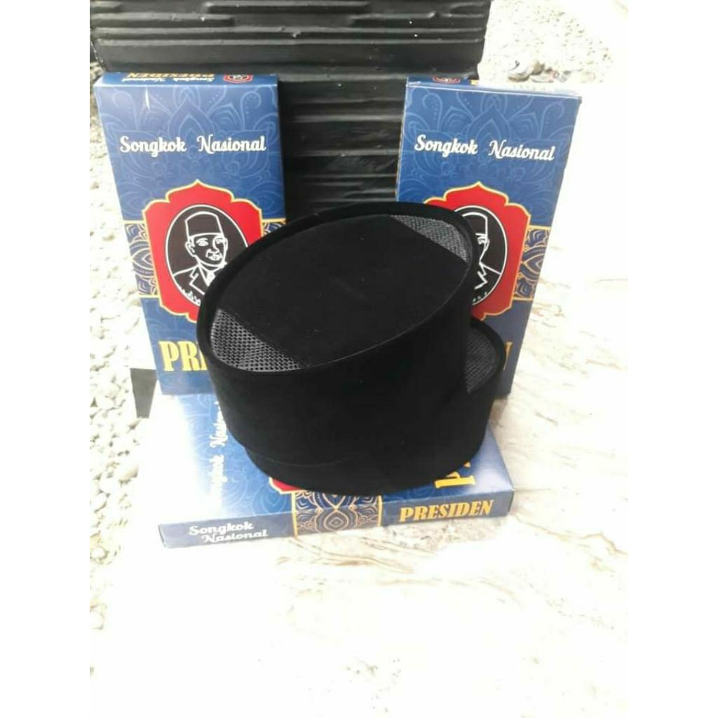 kopiah hitam/songkok presiden/ songkok